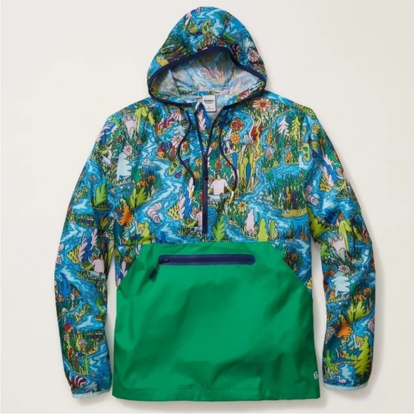 Bonobos Fielder Lightweight Anorak Pullover Jacket Windbreaker Skater Gorpcore - Picture 15 of 15